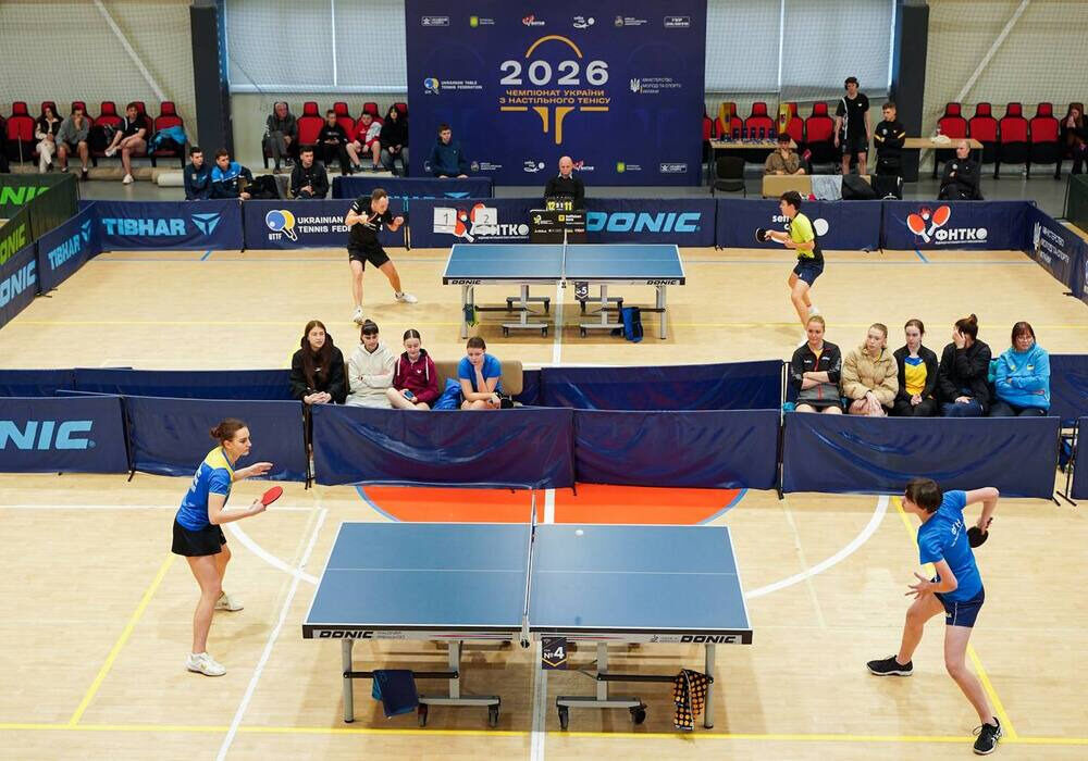 Вперше на Київщині: у Бучі стартував чемпіонат України з настільного тенісу за участі понад 300 спортсменів