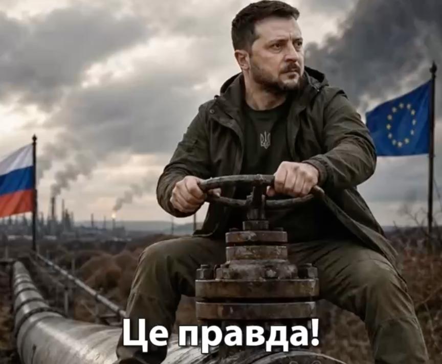 Відео-мем: "Зеленський та труба"