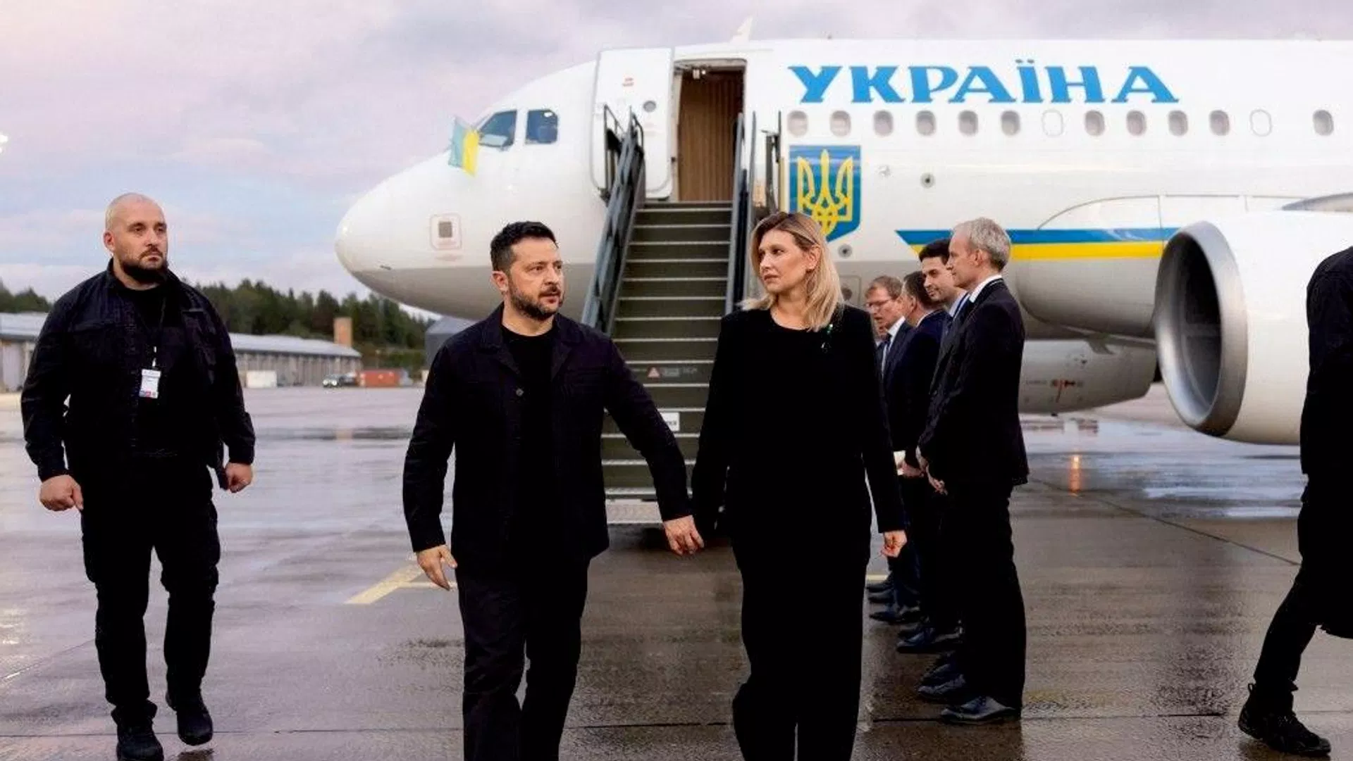 У літак із Зеленським на борту мало не потрапив дрон, заявив прем'єр Норвегії